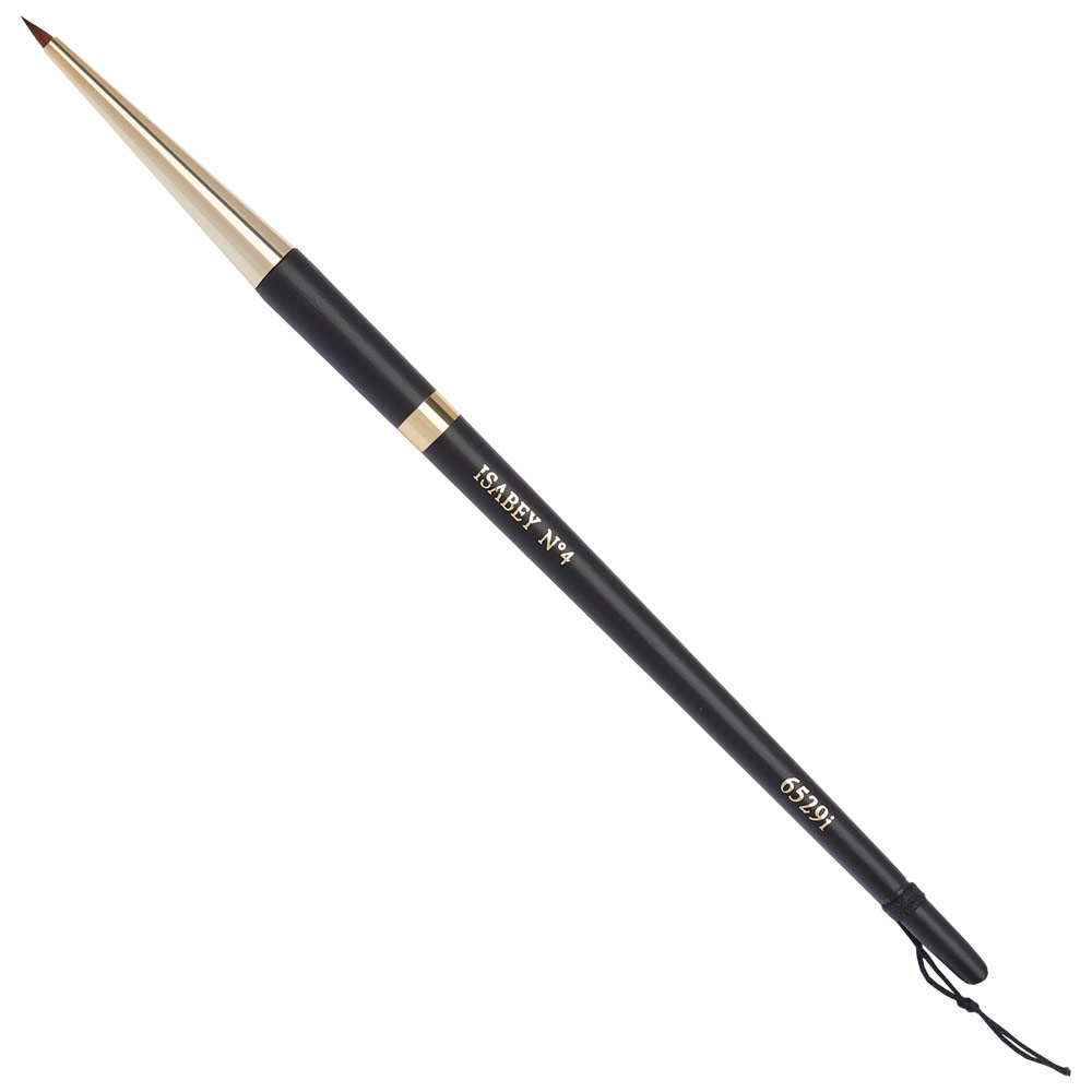 Isabey Isagold Synthetic Kolinsky Watercolor Brush Spotter #4