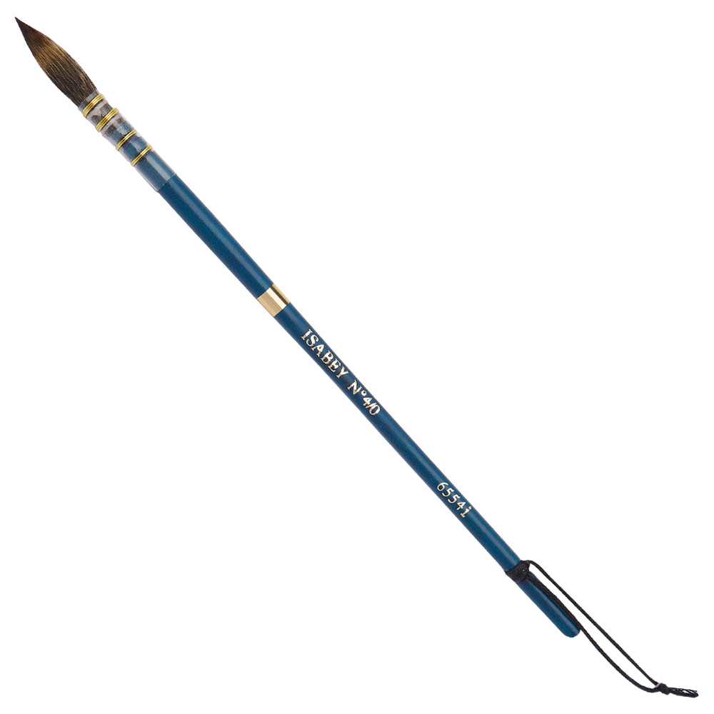Isabey Isacolor Synthetic Squirrel Watercolor Brush Quill Mop #4/0