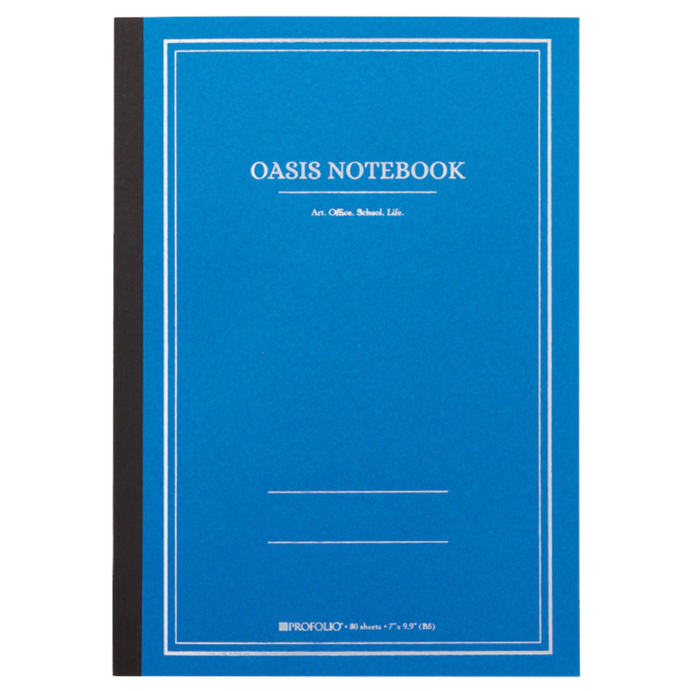 Itoya ProFolio Oasis B5 Notebook 7"x9.9" Sky