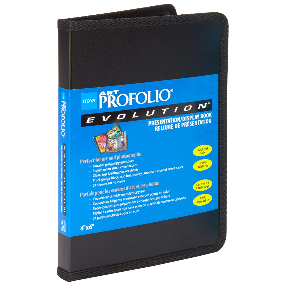 Itoya Art ProFolio Evolution Presentation Book 24 Page 4"x6"