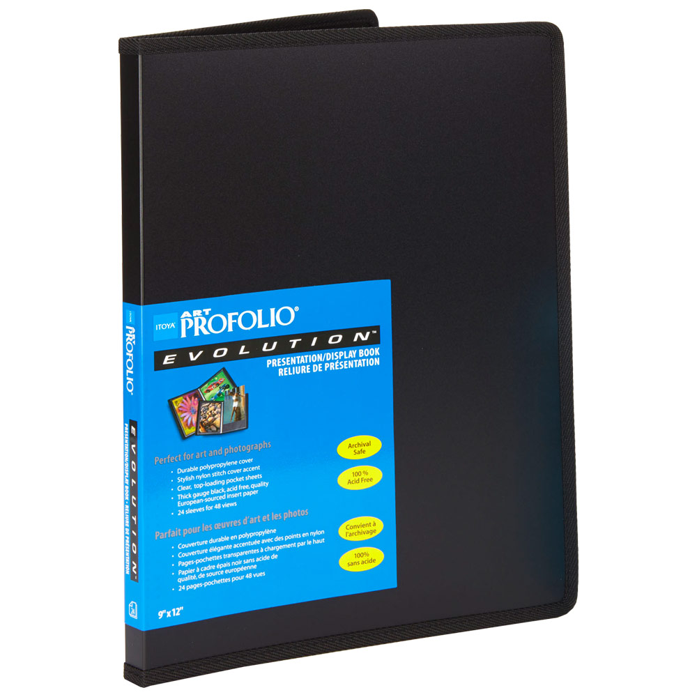 Itoya Art ProFolio Evolution Presentation Book 24 Page 9"x12"