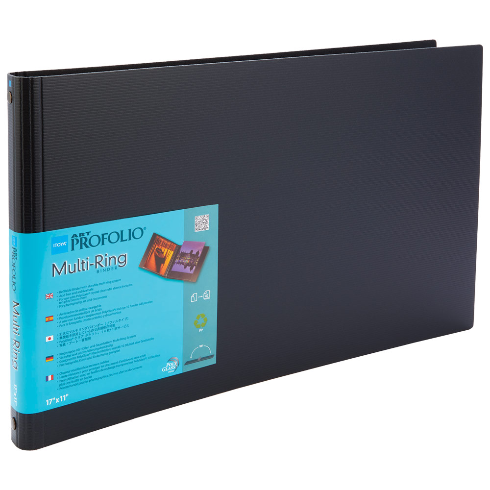 Itoya Art ProFolio Multi-Ring Binder 40 Page 17"x11" Landscape