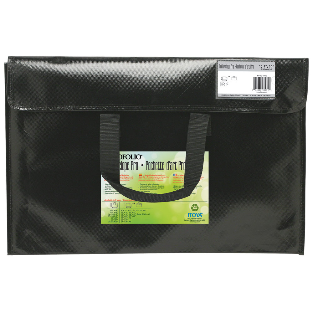 Itoya ProFolio ArtEnvelope PRO 12.5"x19" Black