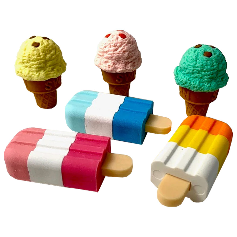 Iwako Puzzle Eraser Ice Cream