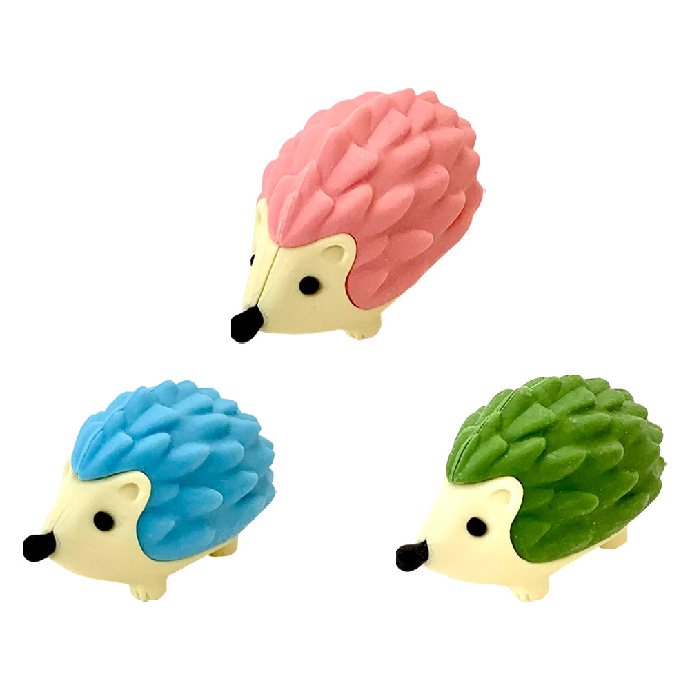 Iwako Hedgehog Eraser Assorted