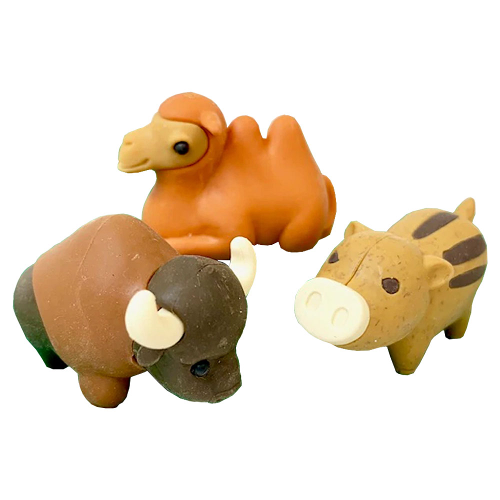 IWAKO SAVANNA ERASERS ASSORTED