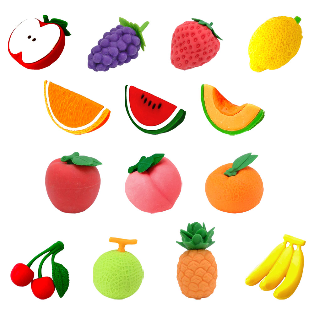 Iwako Puzzle Eraser Fruit