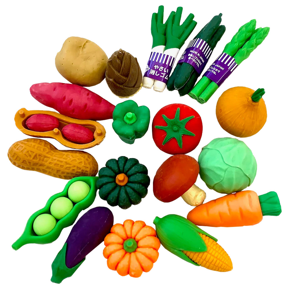 Iwako Puzzle Eraser Vegetable