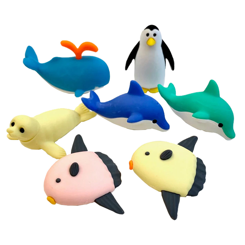 Iwako Puzzle Eraser Marine Life