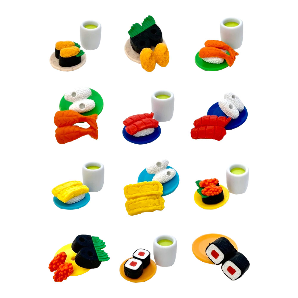 Iwako Puzzle Eraser Sushi-Go-Round