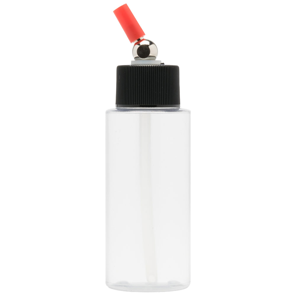 Iwata Crystal Clear Plastic Cylinder Bottle 2oz