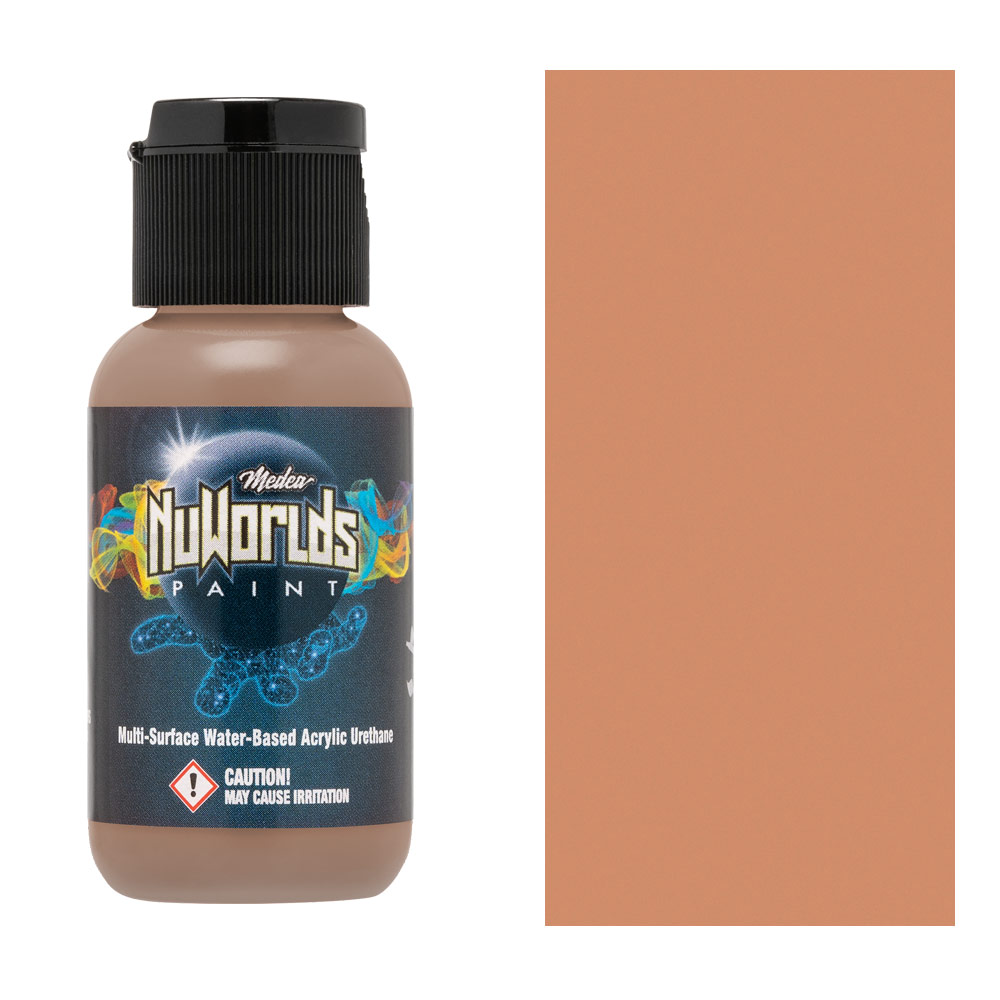 Medea NuWorlds Acrylic Urethane Airbrush Paint 1oz Light Espresso Flesh