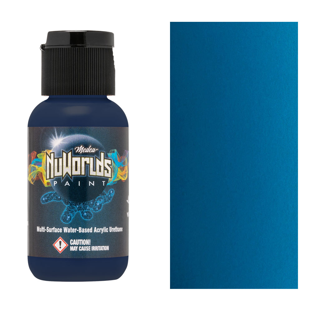 Medea NuWorlds Acrylic Urethane Airbrush Paint 1oz Code Blue