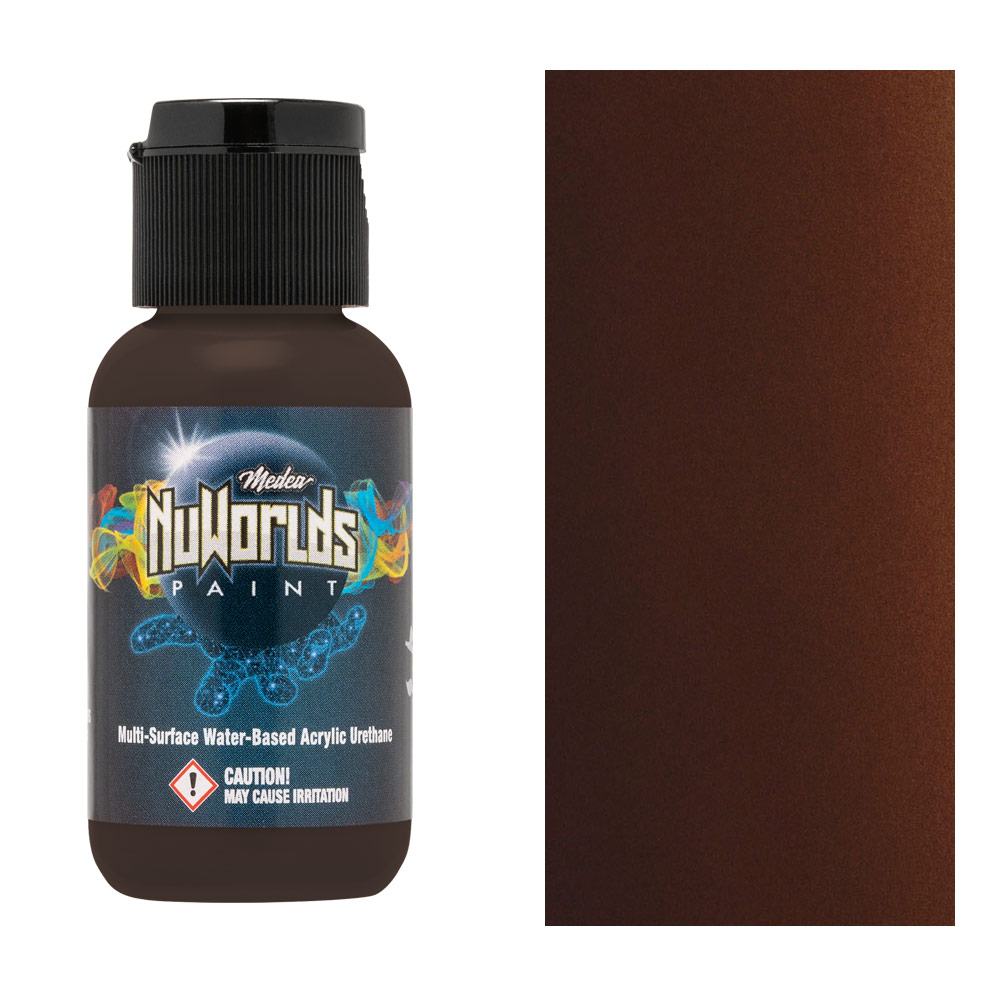 Medea NuWorlds Acrylic Urethane Airbrush Paint 1oz Blunt Trauma Umber