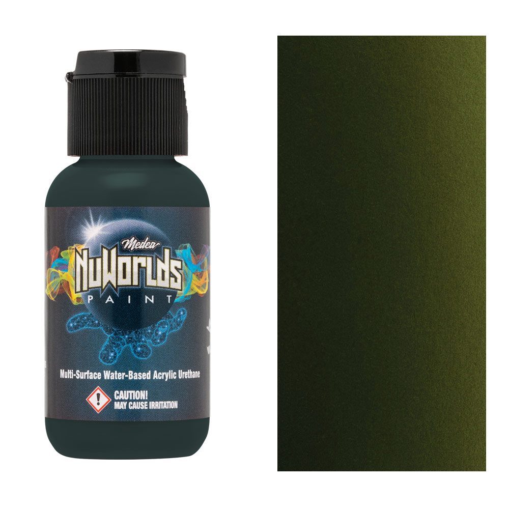 Medea NuWorlds Acrylic Urethane Airbrush Paint 1oz Vile Green