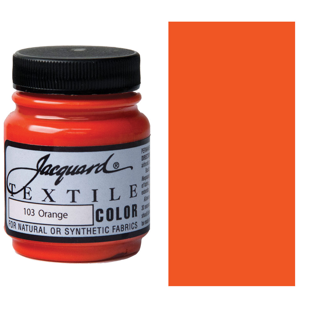 Jacquard Textile Color 2.25oz Orange