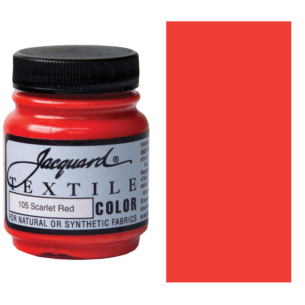 Jacquard Textile Color 2.25oz Scarlet Red