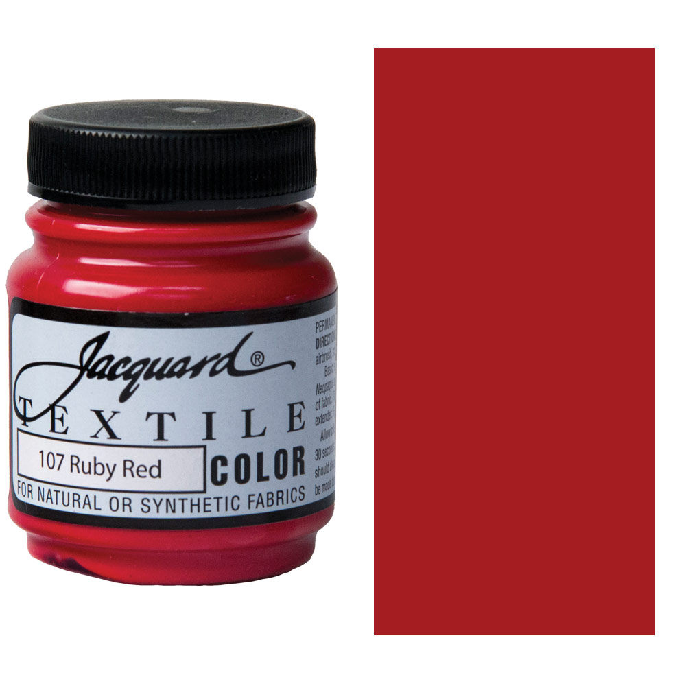 Jacquard Textile Color 2.25oz Ruby Red