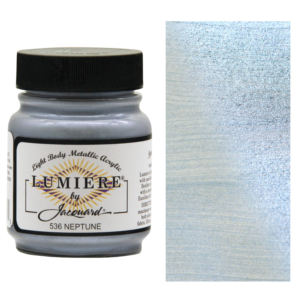 Jacquard Lumiere Metallic Acrylic Paint 2.25oz Neptune