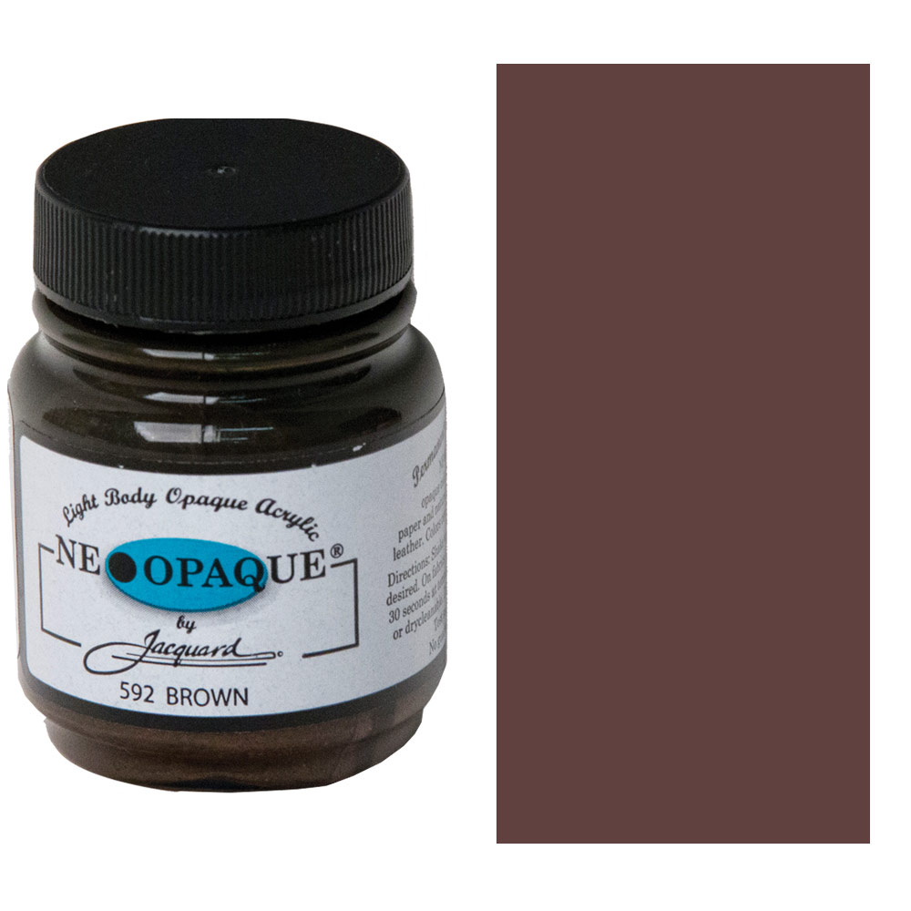 Jacquard Neopaque Opaque Fabric Paint 2.25oz Brown