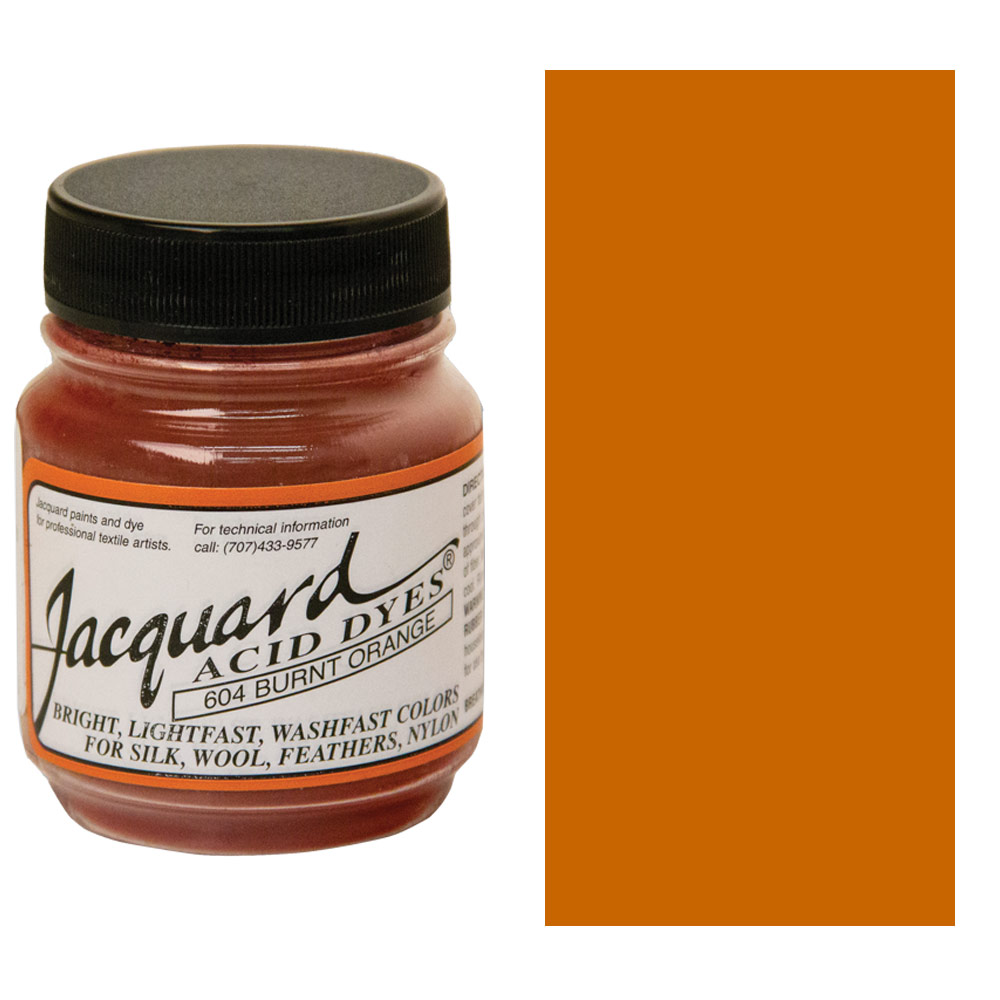 Jacquard Acid Dyes 1/2oz Burnt Orange
