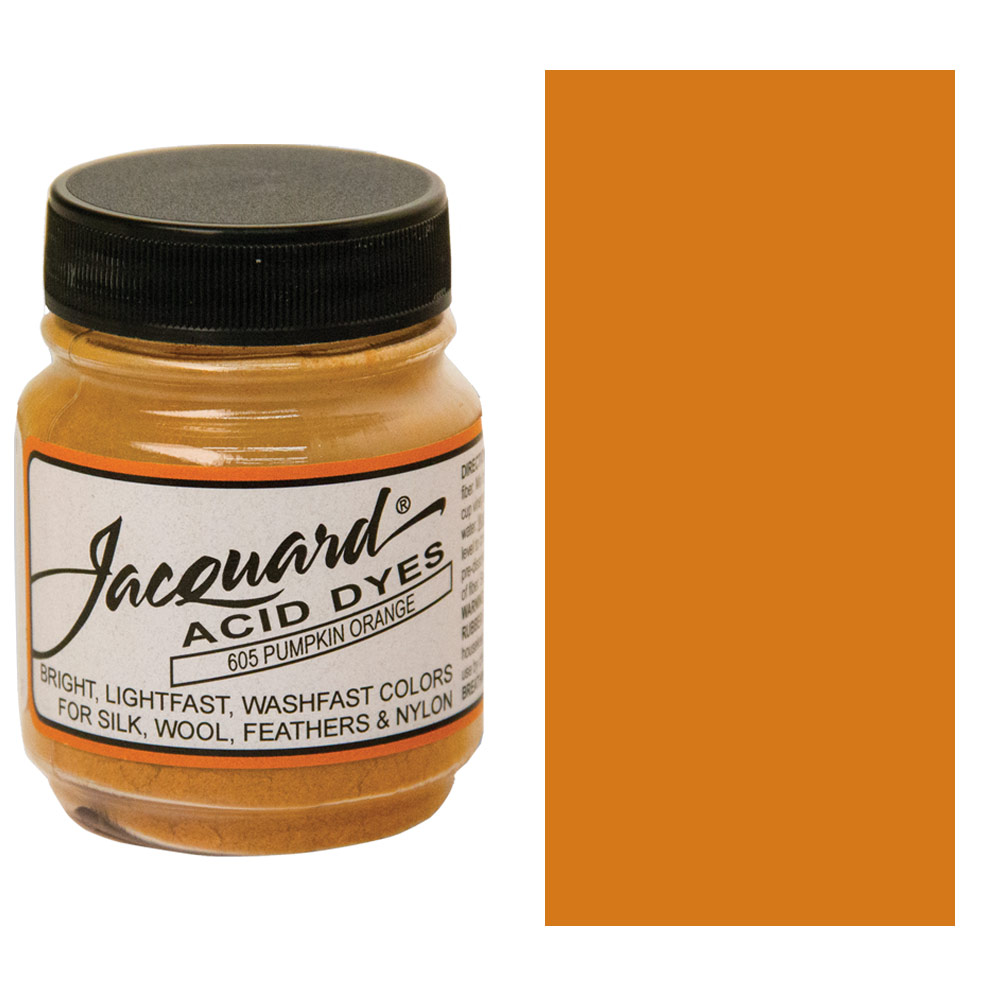Jacquard Acid Dyes 1/2oz Pumpkin Orange