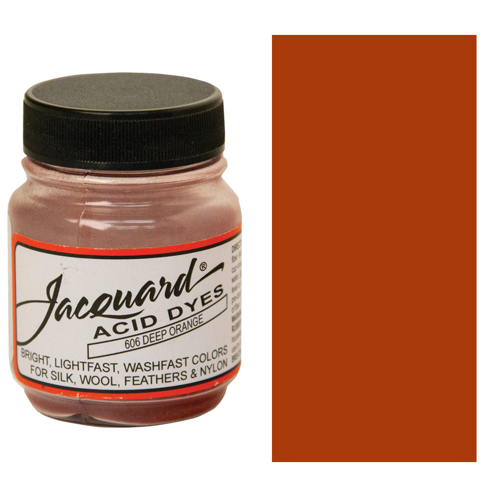 Jacquard Acid Dyes 1/2oz Deep Orange