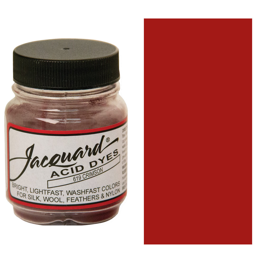 Jacquard Acid Dyes 1/2oz Crimson