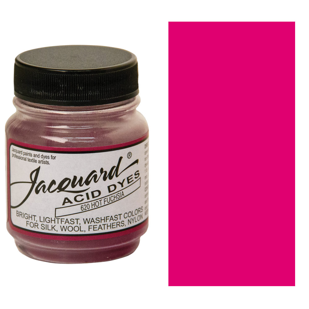 Jacquard Acid Dyes 1/2oz Hot Fuchsia