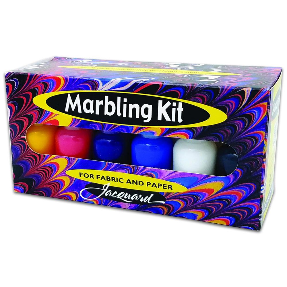 Jacquard Marbling Color Paint 6 x 0.5oz Kit
