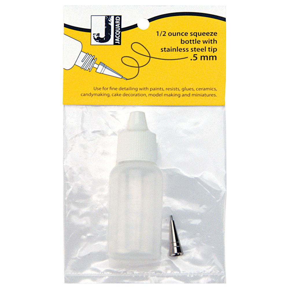 Jacquard Squeeze Applicator Bottle w/ Metal Tip 0.5mm
