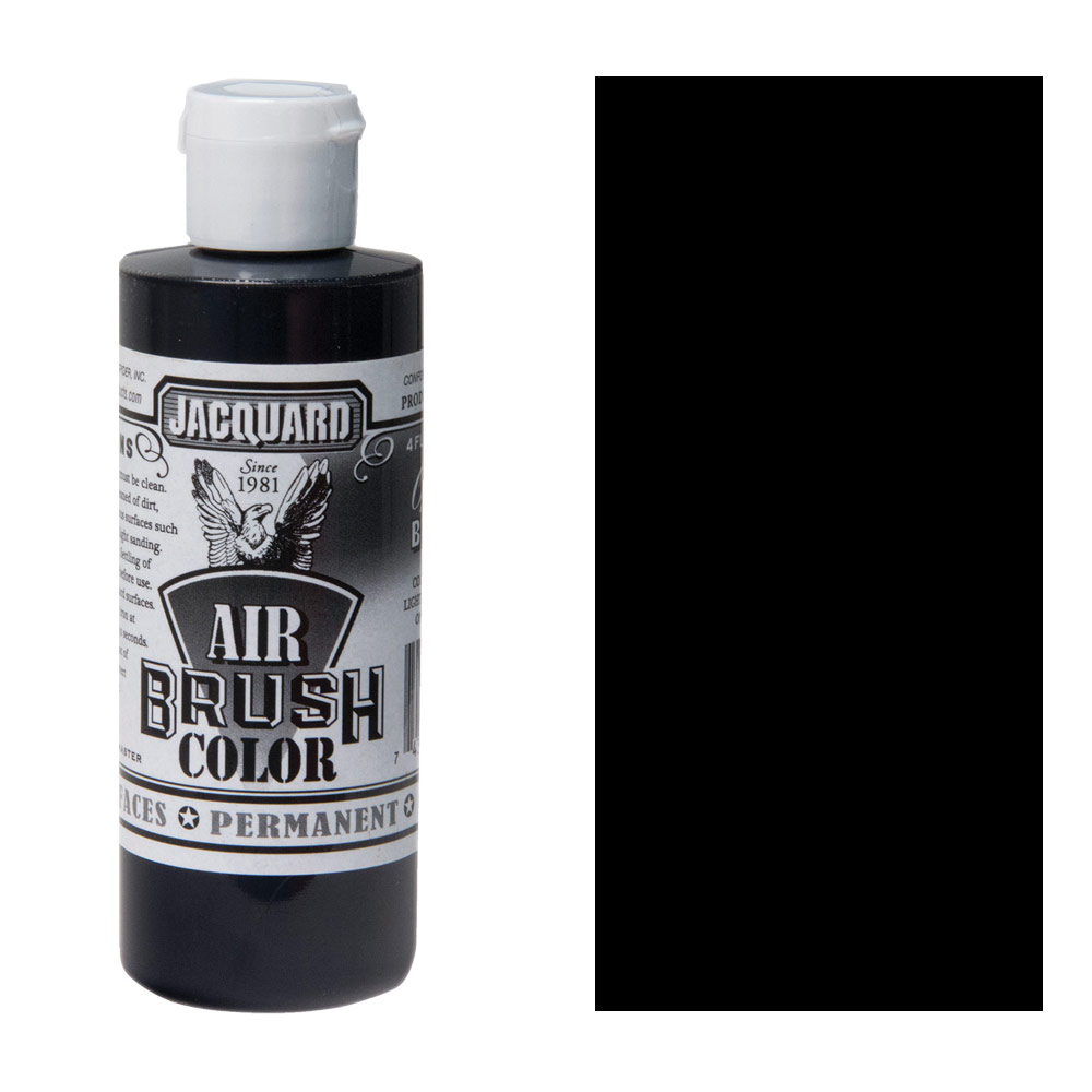 Jacquard Airbrush Color 4oz Opaque Black
