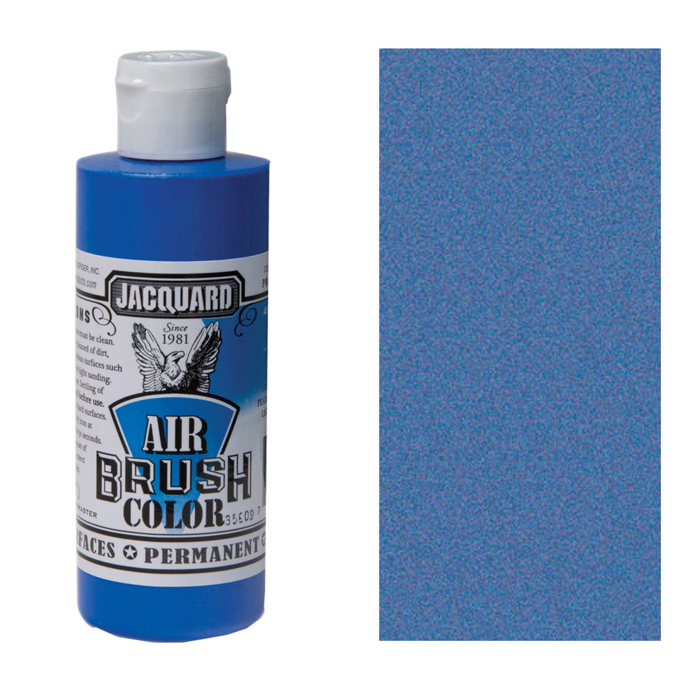 Jacquard Airbrush Color 4oz Metallic Blue