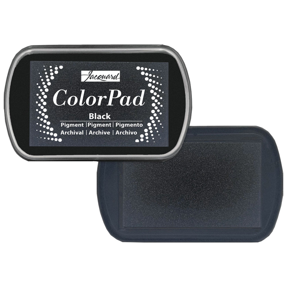 Jacquard ColorPad Pigment Ink Pad Black 001