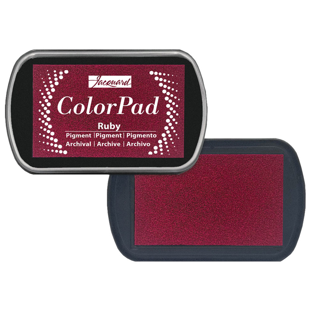 Jacquard ColorPad Pigment Ink Pad Ruby 010