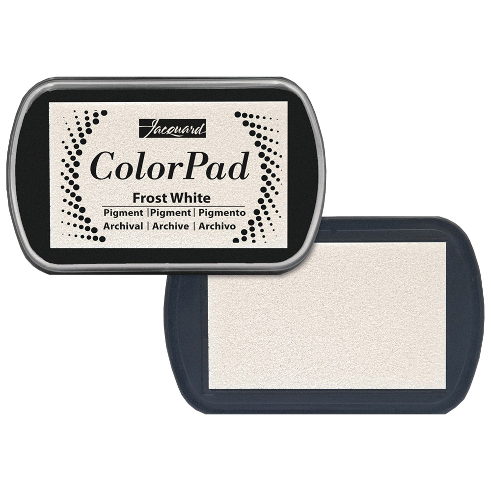 Jacquard ColorPad Pigment Ink Pad Frost White 011