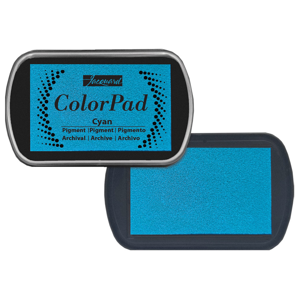 Jacquard ColorPad Pigment Ink Pad Cyan 016