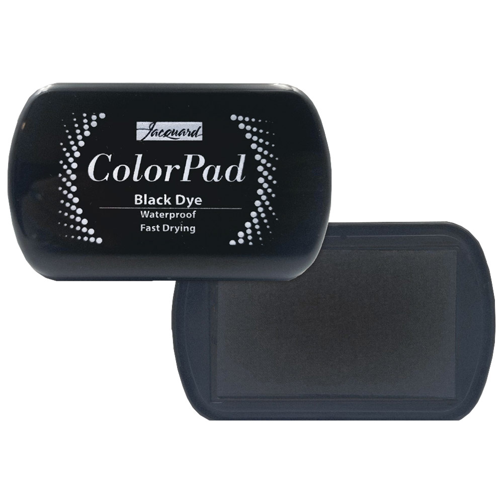 Jacquard ColorPad Waterproof Dye Ink Pad Black 300