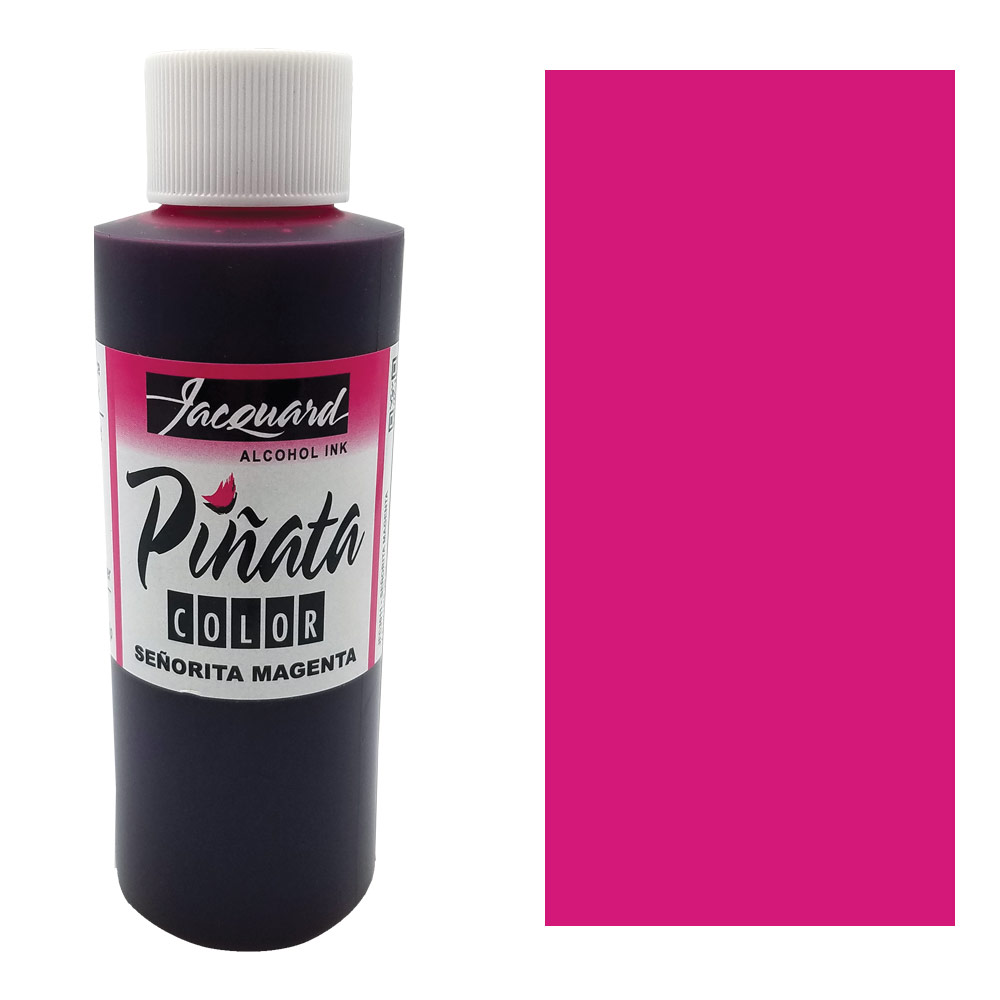 Jacquard Pinata Color Alcohol Ink 4oz Senorita Magenta