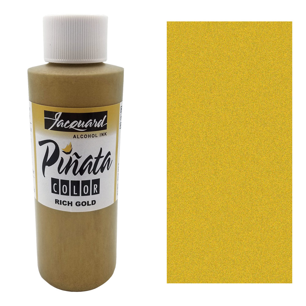 Jacquard Pinata Color Alcohol Ink 4oz Rich Gold