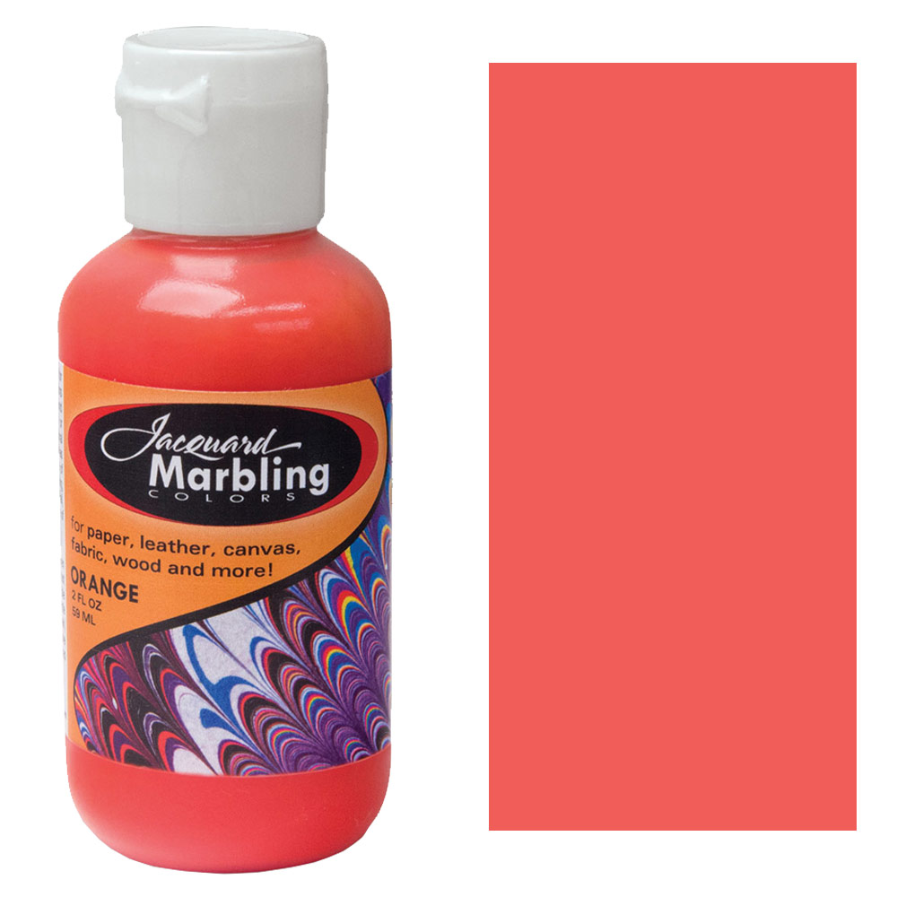 Jacquard Marbling Color Paint 2oz Orange