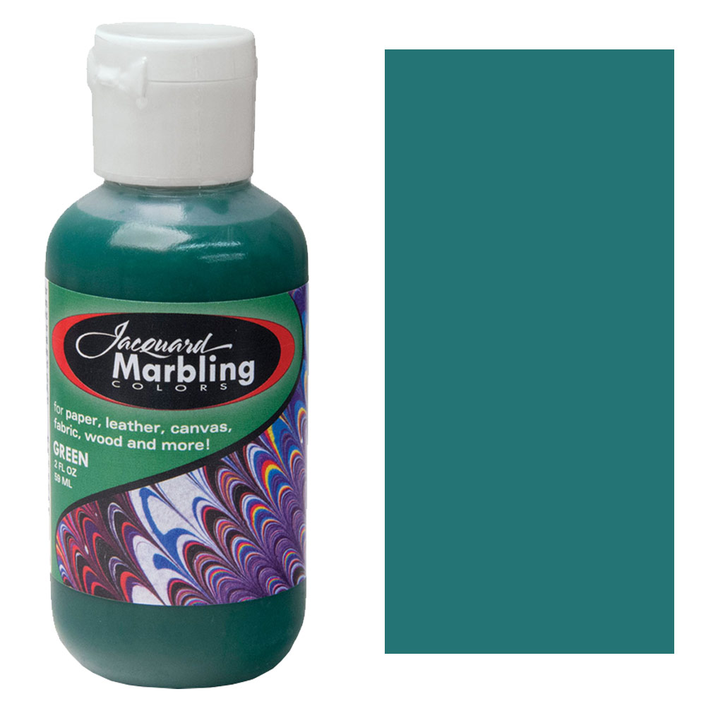 Jacquard Marbling Color Paint 2oz Green