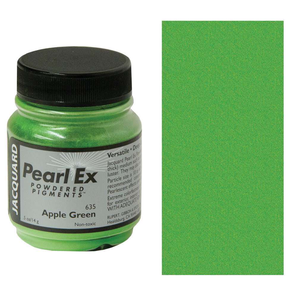 Jacquard Pearl Ex Powered Pigment 0.5oz Apple Green