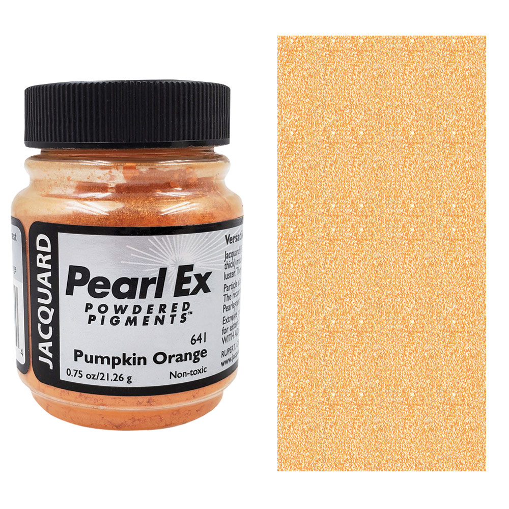 Jacquard Pearl Ex Powdered Pigment 0.75oz Pumpkin Orange