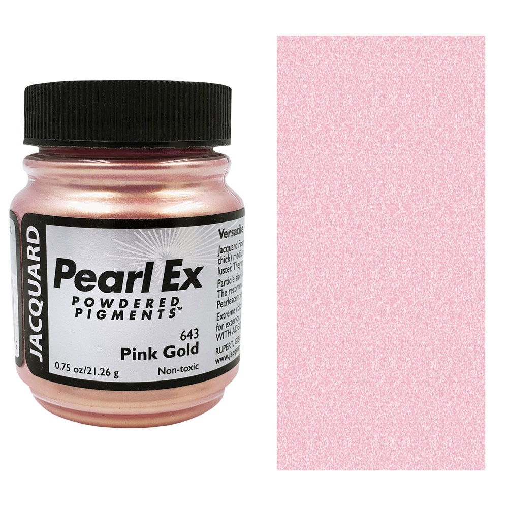 Jacquard Pearl Ex Powdered Pigment 0.75oz Pink Gold