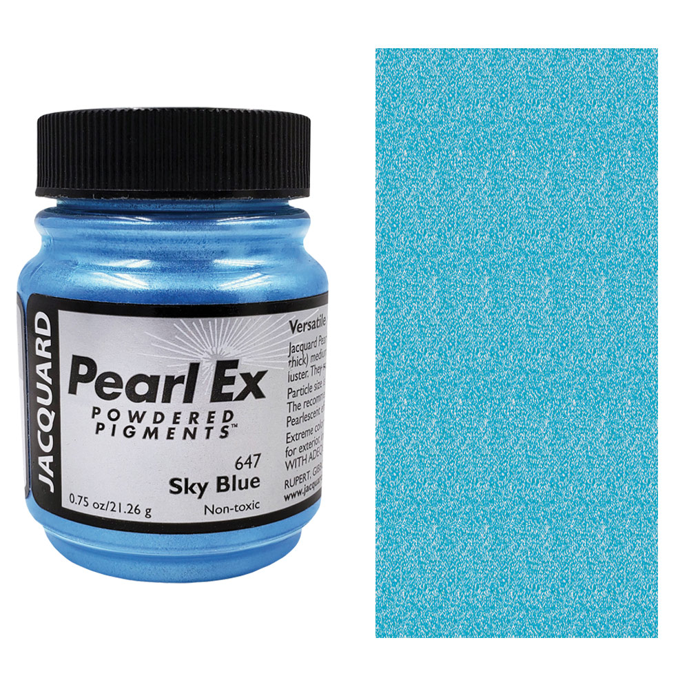 Jacquard Pearl Ex Powder Pigment - True Blue .5oz