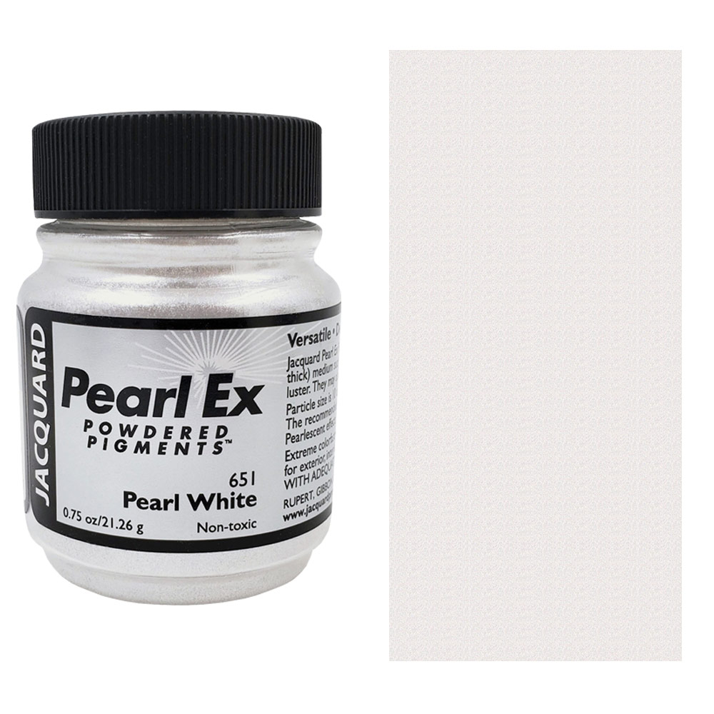 Jacquard Pearl Ex Powdered Pigment 0.75oz Pearl White