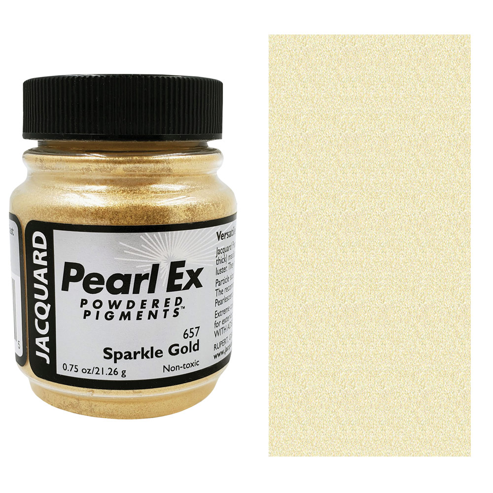 Jacquard Pearl Ex Powdered Pigment 0.75oz Sparkle Gold
