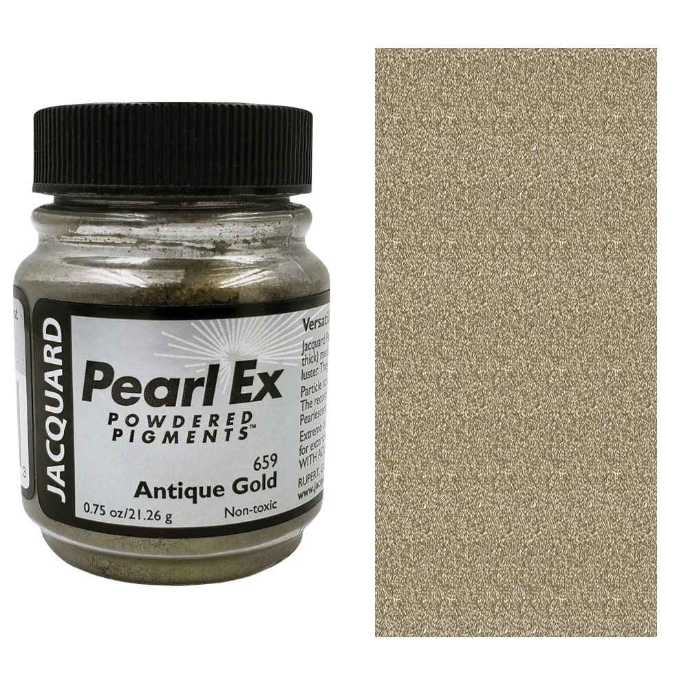 Jacquard Pearl Ex Powdered Pigment 0.75oz Antique Gold