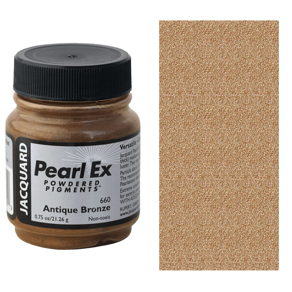 Jacquard Pearl Ex Powdered Pigment 0.75oz Antique Bronze
